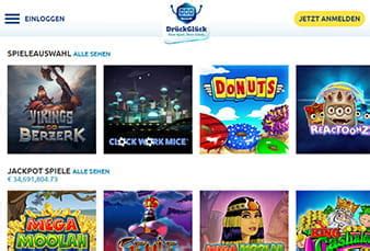 DrückGlück Casino Spielautomaten – Alle 320+ Slots im Überblick.